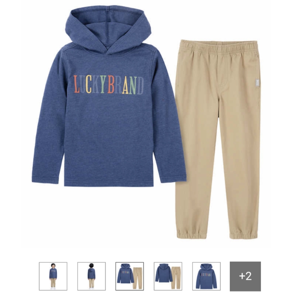 NWT Lucky Kids 2-piece set Blue